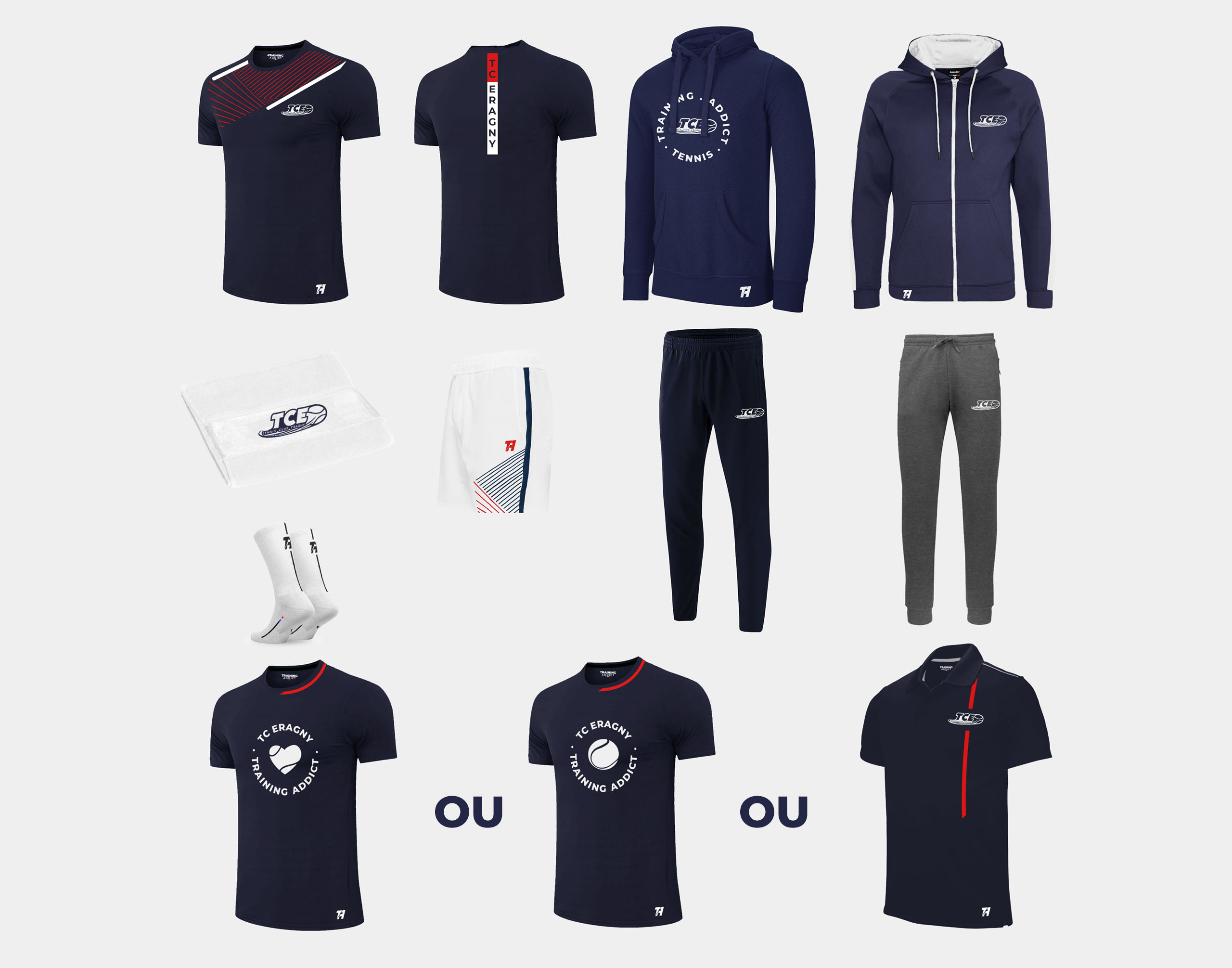 Full pack TCE bleu - Hommes / Enfants - Training Addict Shop